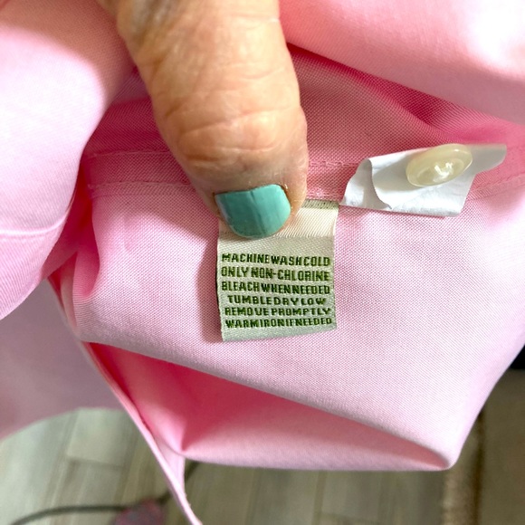 Orvis always brings a crisp fantastic look to a blouse!  100% cotton size 6 pink - Picture 4 of 5